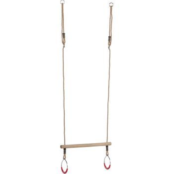 Trapecio De Madera Kbt Con Anillas Metálicas - Pp
