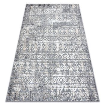 Alfombra Structural Sole D3732 - Azteca, Diamantes Tejido Plano Gris / 200x290 Cm