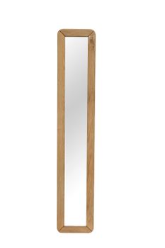 Espejo 110x20 en roble beige