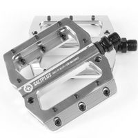 saltplus echo alloy cnc pedals chrome