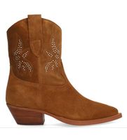 alpe para mujer 554411 botines de piel wester marron 37 3 a 5cm cremallera casual