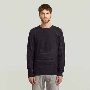 G-Star Raw Jersey D26777-C259-7242 DK/BLACK/ASFALT para hombre
