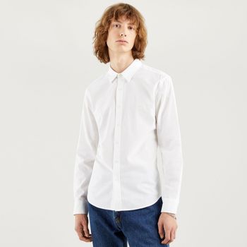 Levi Strauss Battery Housemark Slim Fit Shirt 86625-0002-WHITE