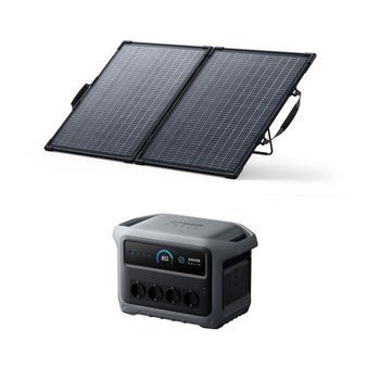 Kit Estación De Energía Anker Solix C1000x Gen 2 + Panel Solar Bifacial 100 W