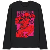 deadpool camiseta manga larga merc with a uth para mujer
