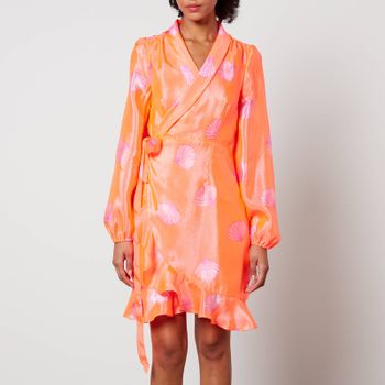 Cras Lindacras Printed Satin Mini Dress - EU 40/UK 14