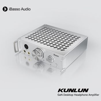 Amplificador de auriculares de escritorio IBasso Kunlun totalmente equilibrado, amplificador de audio puro con tecnología GaNFET y salida de preamplificador