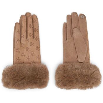 Liu Jo Guantes Guantes con detalles en pelo sintético para mujer
