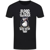 psycho penguin camiseta blood is thicker than water para hombre