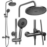conjunto de ducha js-h1190gg ontario titanium
