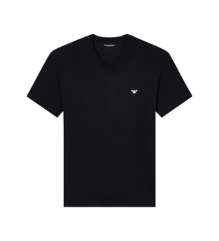 Emporio Armani para hombre. EM000380_AF14133 Camiseta Home V negro (S), Homewear, Manga corta