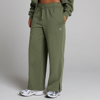 Pantalón de chándal de pierna recta Basics para mujer de MP - Oliva lavado - XXL