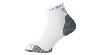 Calcetines odlo ceramicool quater running   blanco