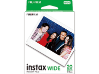papel fotografico - fujifilm instax wide iso 800 con borde blanco pack de 20 fotografias