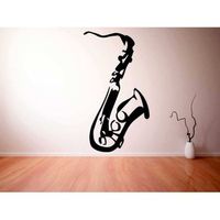 vinilo decorativo saxofon 75x136cm
