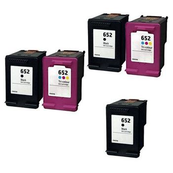 Compatible Multipack HP DeskJet Ink Advantage 3785 Printer Ink Cartridges (5 Pack) -F6V25AE