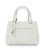 ax armani exchange para mujer xw001576af15774u6275 bolso con logo estampado beige osfa blanco casual clasico poliester