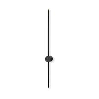 lampara de pared sword-13484 negro metal 91 cmx10x 7 cm