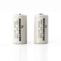 pack de 2 baterias recargables de litio radiomaster 37v 900mah 18350 para transmisor de radio zorro
