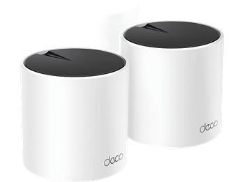 Sistema WiFi Mesh - TP-Link Deco X55 de 2 unidades, Doble Banda, MU-MIMO, Beamforming, OFDMA, Gigabit, AX3000