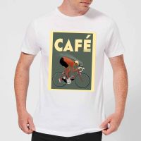 mark fairhurst cafe racer mens t-shirt - white - l