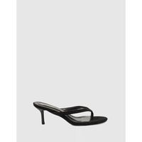 kamome trends sandalias sandalia de dedo ray negro para mujer