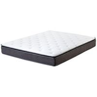 colchon de muelles embolsados de tela de bambu 140 x 200 cm con revestimiento de latex firmeza media joy