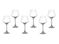 copas de vino o84cm - 6 piezas - transparente