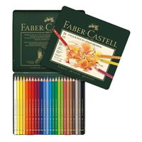 faber-castell polychromos lapices de colores en estuche 24 unidades
