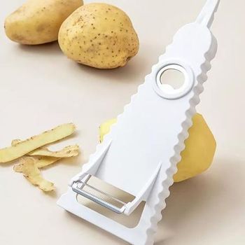 Multi-function Peeler Scraper Can Opener - Stainless Steel