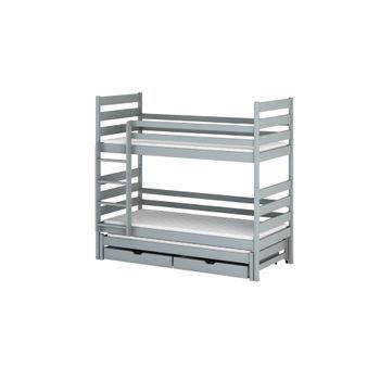 Litera Tomi 90x190 Gris