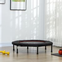 trampolin de fitness sportnow acero tela oxford o102x22 cm rojo