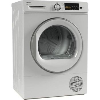 Secadora de bomba de calor Sauber SERIE 5-DR8025V 8 kg Clase E con 15 programas e iluminación de tambor