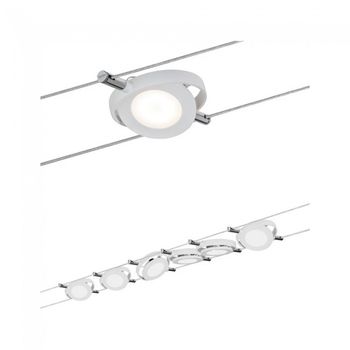 Set sistema de cables wire 10m. led roundmac (6x4.3w)