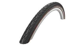 Cubierta de exterior schwalbe road cruiser 28 x 1 75 negro marron reflection