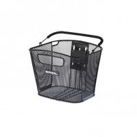 basil cesto con asa delantera bold front kfplaca adaptadora kf acero negro sin soporte