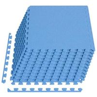 alfombrillas de goma eva azul 24 uds 864 r vidaxl