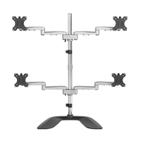 base soporte de escritorio de 4 monitores de hasta 32 vesa