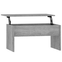 mesa de centromesa auxiliarmesa de cafe madera contrachapada gris sonoma 80x505x415 cm