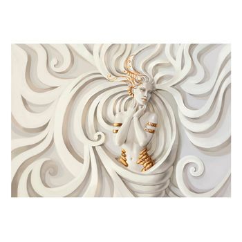 Papel Pintado 3d - Goddess In Gold (350x245 Cm)