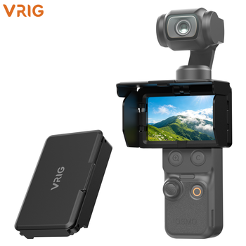 VRIG AC115 Parasol Magnético para DJI Pocket 4P 4 3, Cubierta Protectora Plegable Antideslumbrante, Accesorios de Liberación Rápida