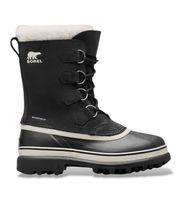 sorel para mujer 1003812011 botas de nieve impermeables caribou negro 40 piel plano casual