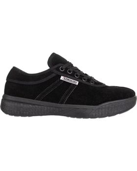 de KAWASAKI ZAPATILLAS KAWASAKI LEAP SUEDE K204414 1001S SOLID BLACK UNISEX 1001S BLACK SOLID