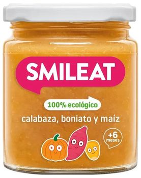 Smileat Tarrito de Calabaza, Boniato y Maiz ECO +6m 220 gr