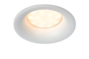 Foco empotrable en el suelo de aluminio 1xgu10 (mr16), blanco