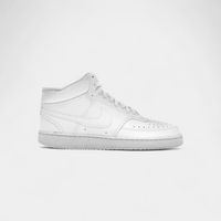 nike deportivas moda court vision mid next nature triple white para hombre