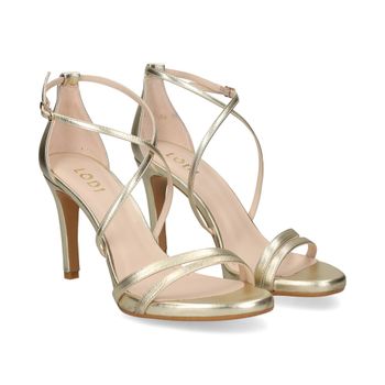 Lodi Sandalias Con Tacón Mujer - Plata Talla 40