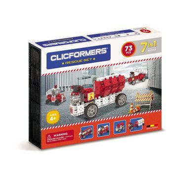 Set De Rescate 73 Piezas - 7 Modelos En 1