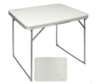 mesa plegable camping aktive blanca
