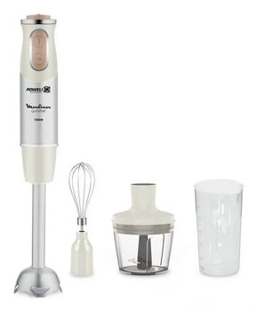 Batidora de mano Moulinex DD655A10 1000W 10 velocidades Tecnología Powelix picadora vaso varillas